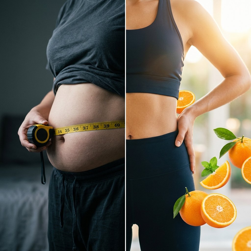Spanish Seville orange peel citrus compound that dissolves stubborn belly fat
