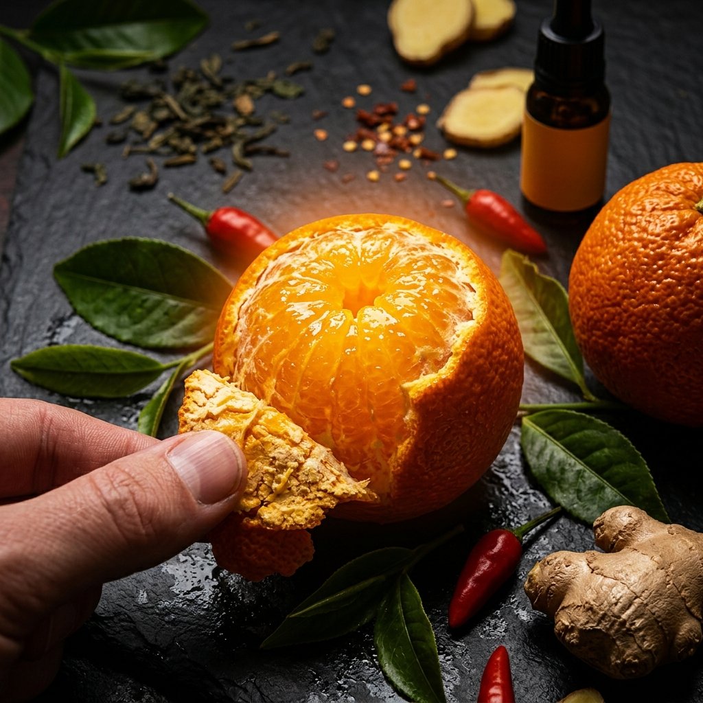 Thermogenic fat burner science - Seville orange peel and natural ingredients